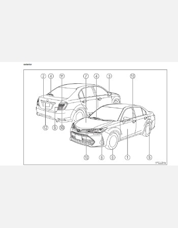 toyota axio 2020-2021 owners manual